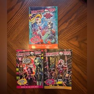 Monster High Books | The Junior Novels | Set of 3 Chapter kids books
